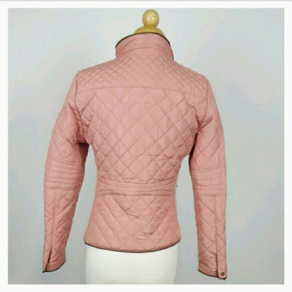 ‎NWT Bomber Jacket with Zipped Pockets Color Pink - Picture 3 of 4